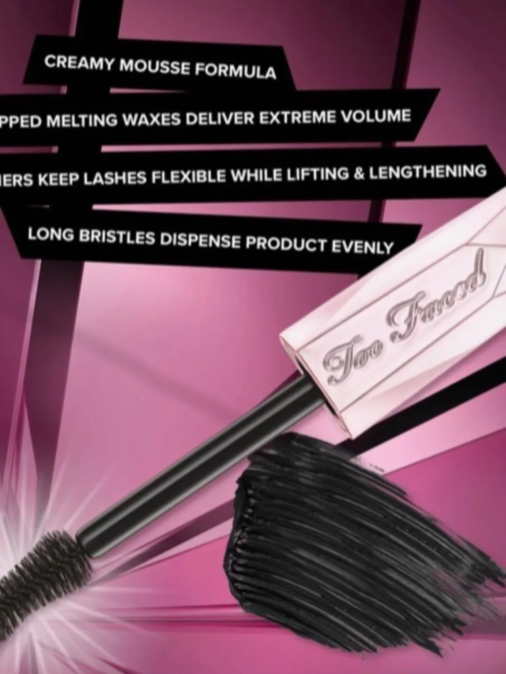 New Damn Girl! 24-Hour Volumizing & Lengthening Mascara Too Faced